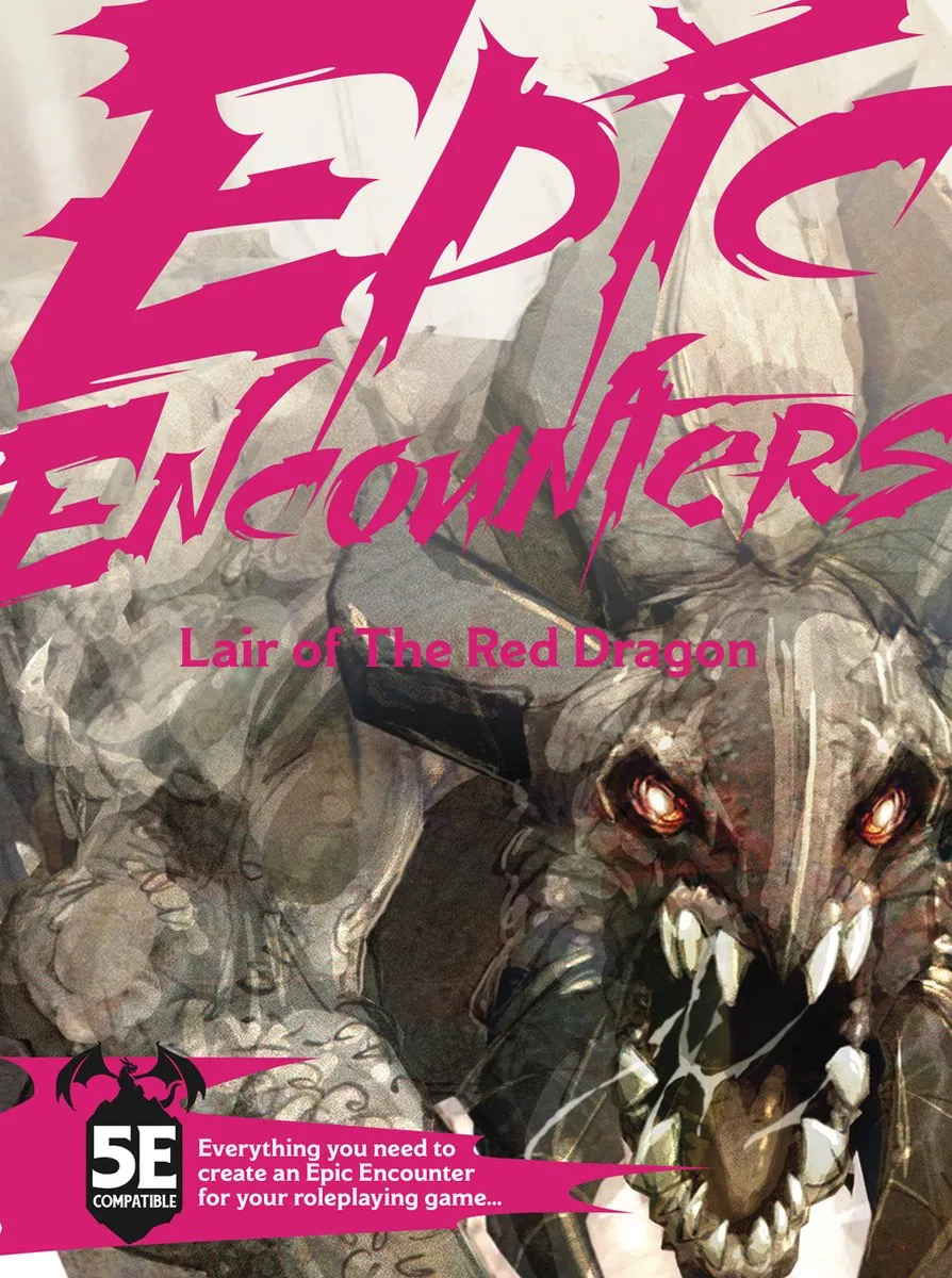 Steamforged Games Epic Encounter Lair of the Red Dragon RPG Set