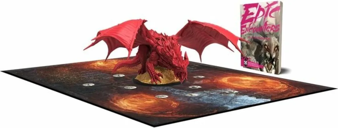 Steamforged Games Epic Encounter Lair of the Red Dragon RPG Set - 22 Stuks - Rood