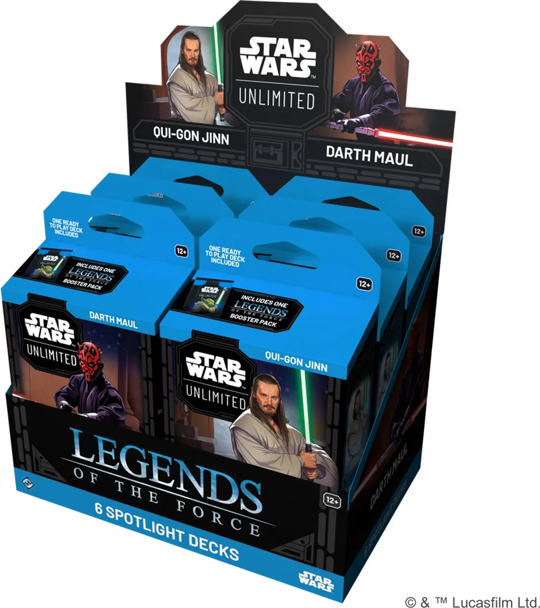 Fantasy Flight Games Star Wars Unlimited TCG Legends of the Force Spotlight Deck