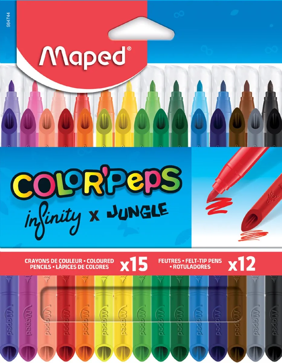 Maped Infinity & Color'Peps Combinatiepakket