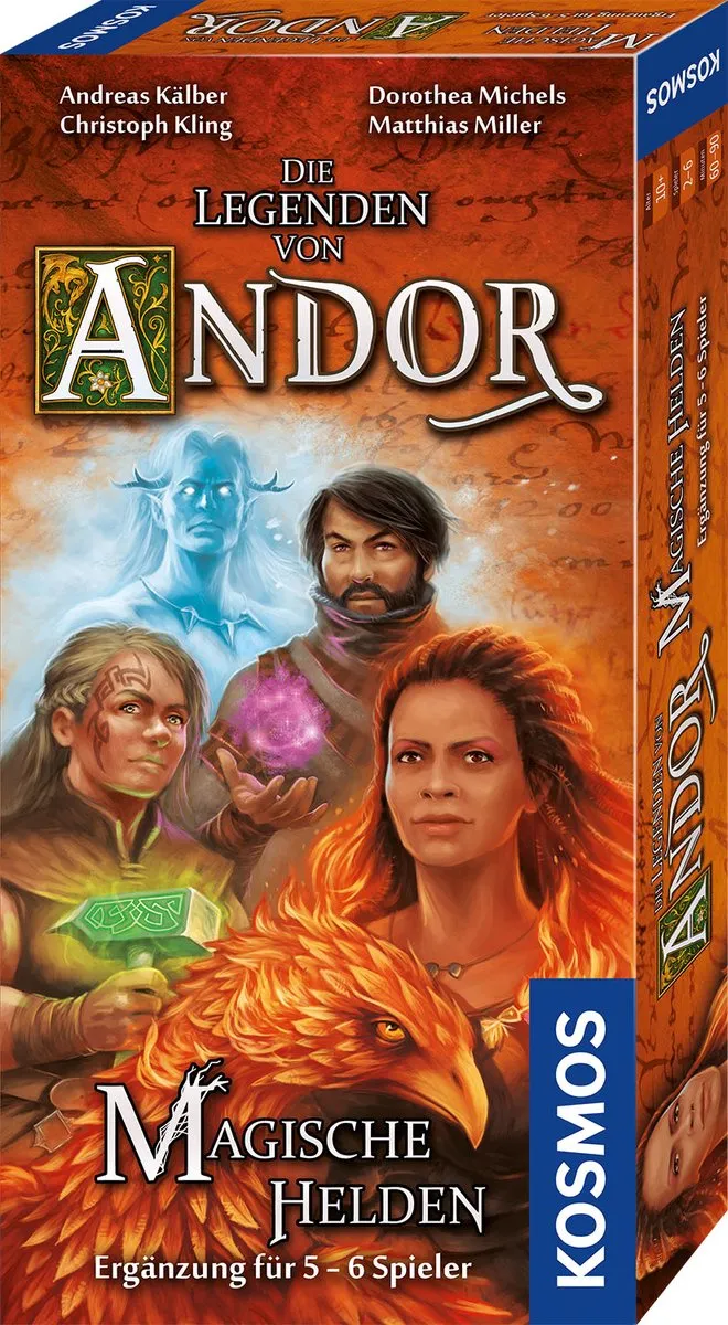 Kosmos Die Legenden von Andor Magische Helden Bordspel