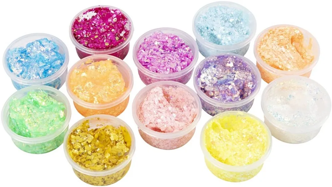 Creativ Company Glitter Clay - 72x20ml - Multicolor