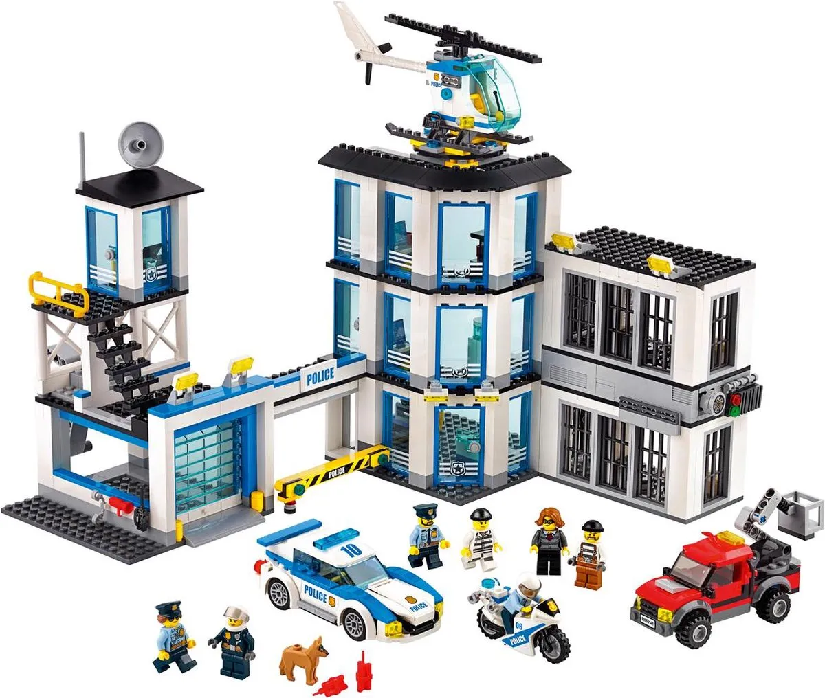 LEGO City Politiebureau 60141 - 7 Minifiguren