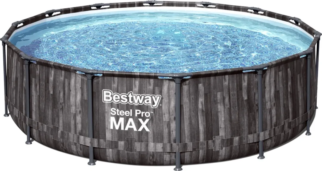 Bestway Steel Pro MAX 5614Z Opzetzwembad - 427cm - 13.030L - Grijs