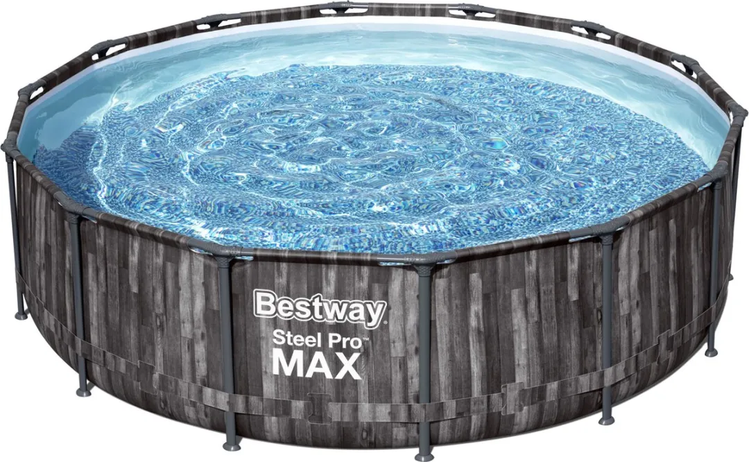 Bestway Steel Pro MAX 5614Z Opzetzwembad - 427cm - 13.030L - Grijs