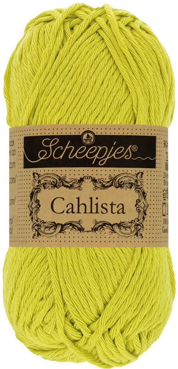 Scheepjes Cahlista Green Yellow