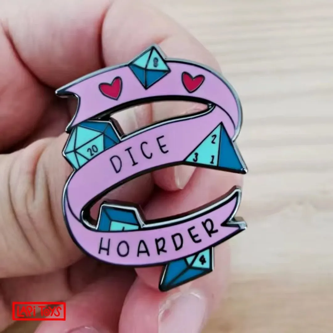 Lapi Toys Dungeons & Dragons Roze Enamel Pin
