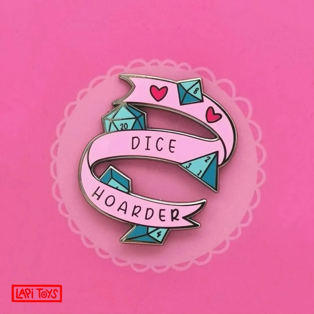 Lapi Toys Dungeons & Dragons Roze Enamel Pin