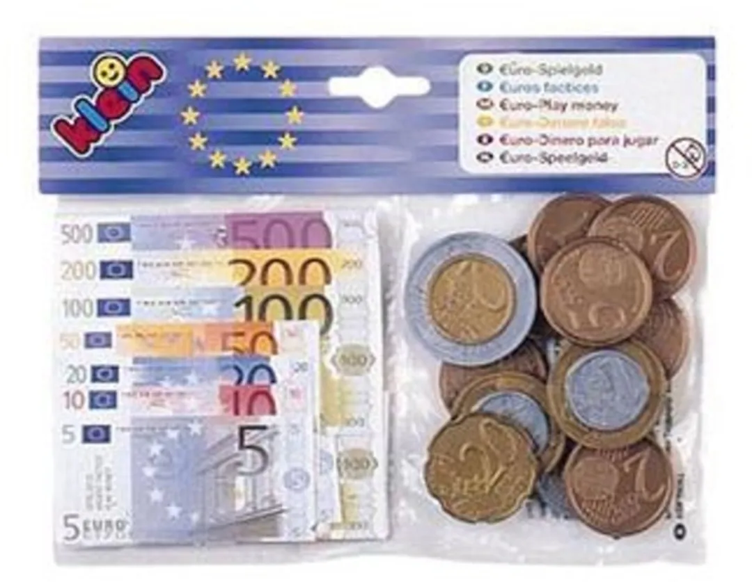 Klein Toys Euro Speelgeld Set - 60 Stuks Multicolor