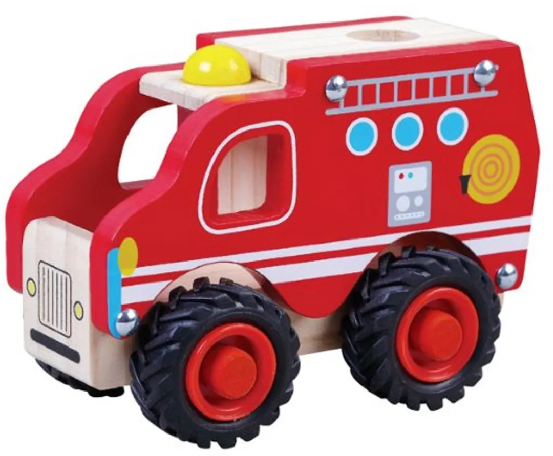 Simply for Kids Brandweerauto Hout SG37192