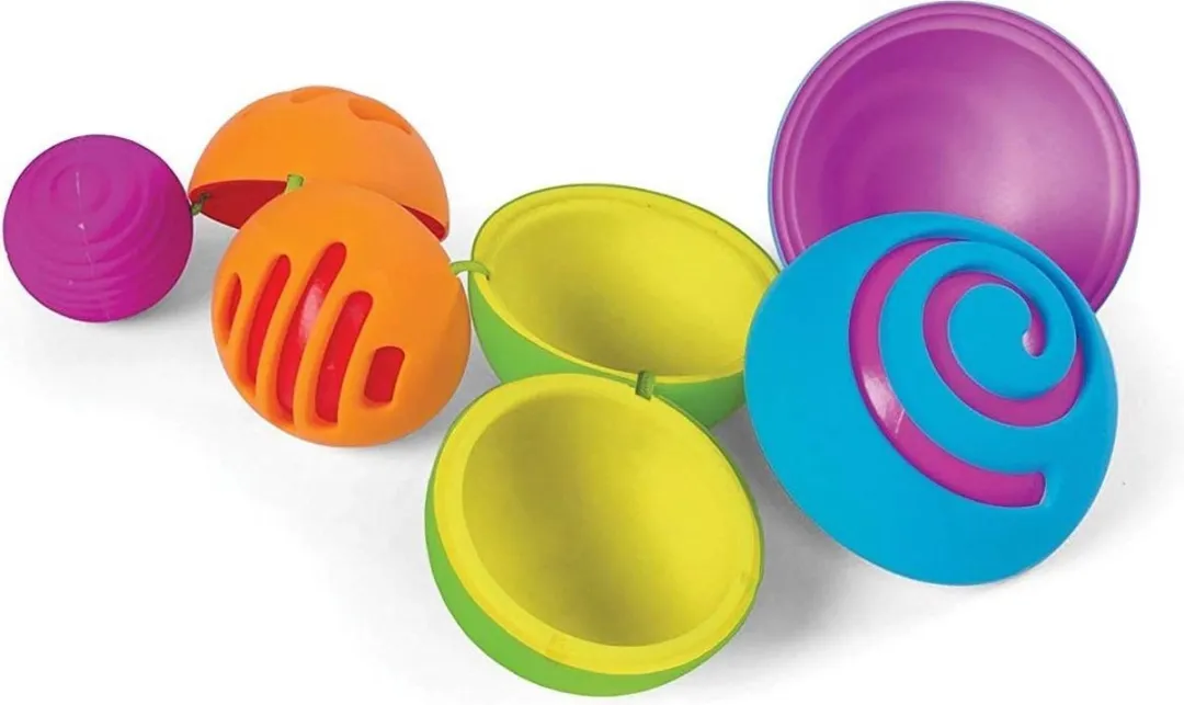 Fat Brain Toys Oombeeball Sensorisch Speelgoed - Multicolor - afbeelding 6 van 6