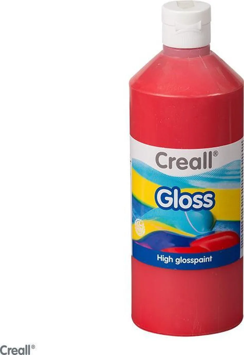Creall Acrylverf Glans Rood 500ml