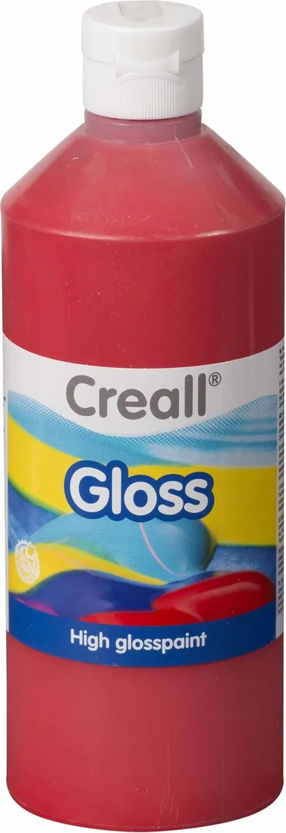 Creall Acrylverf Glans Rood 500ml