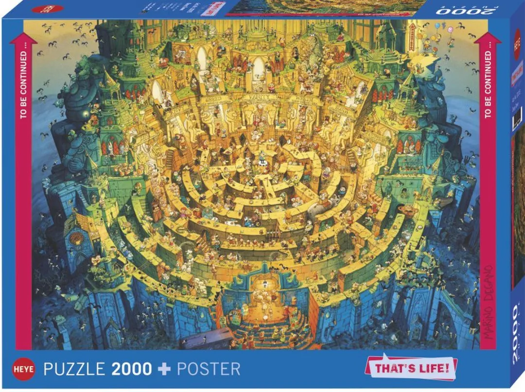 Heye Puzzel Deep Down 2000 - Multicolor