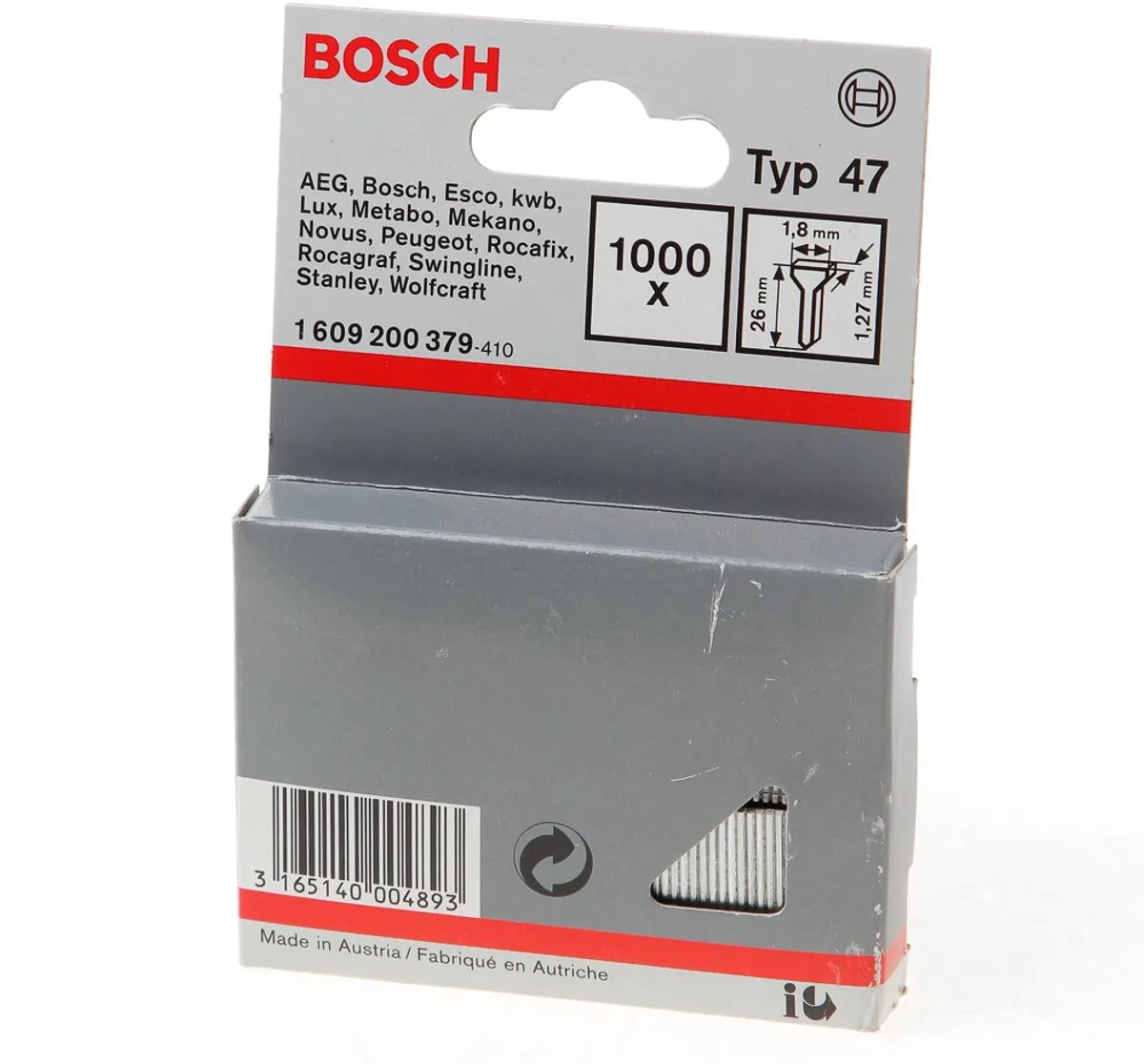 Bosch Nagel Type 47 1890330 - 1,8x1,27x26mm