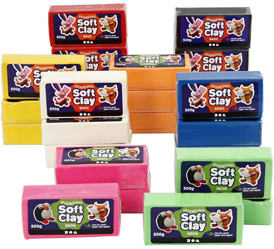 Creativ Company Soft Clay Multicolor