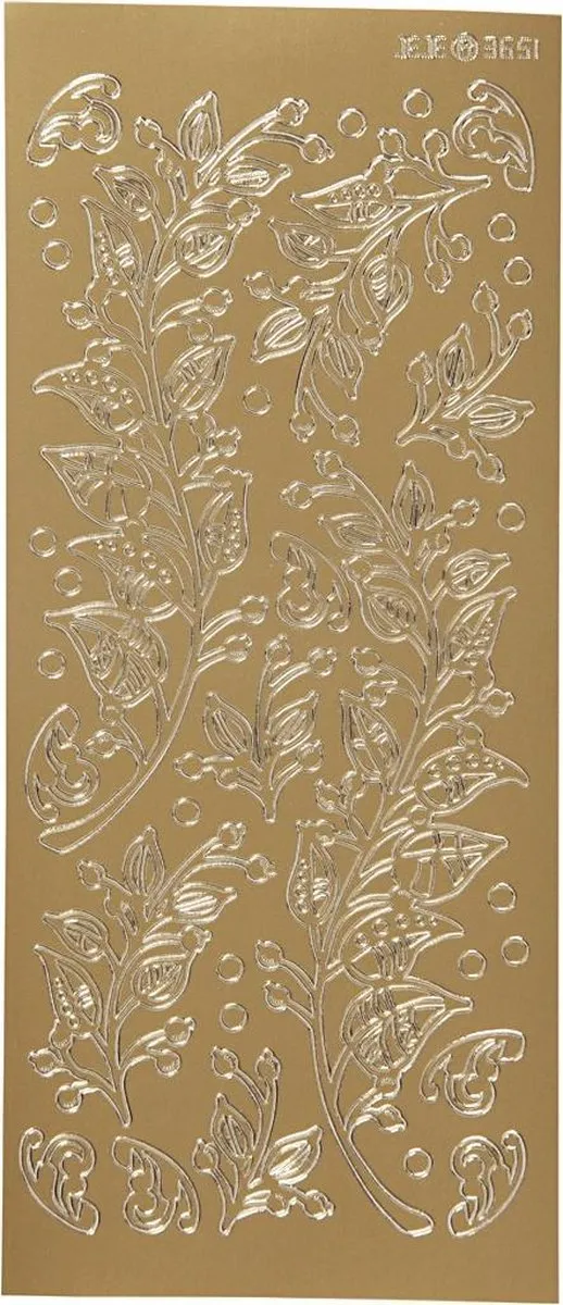 Creativ Company Goud Bladeren Stickers 14 Stuks