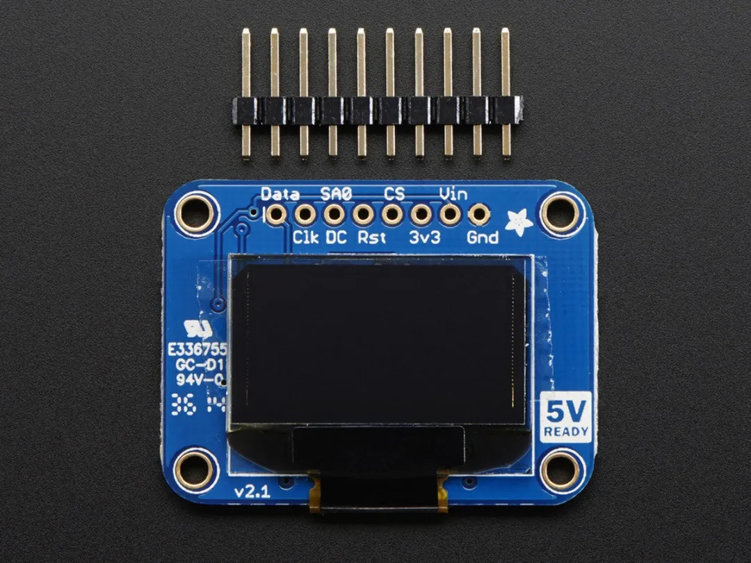 Adafruit 0.96 inch OLED Display 128x64 - Meerkleurig