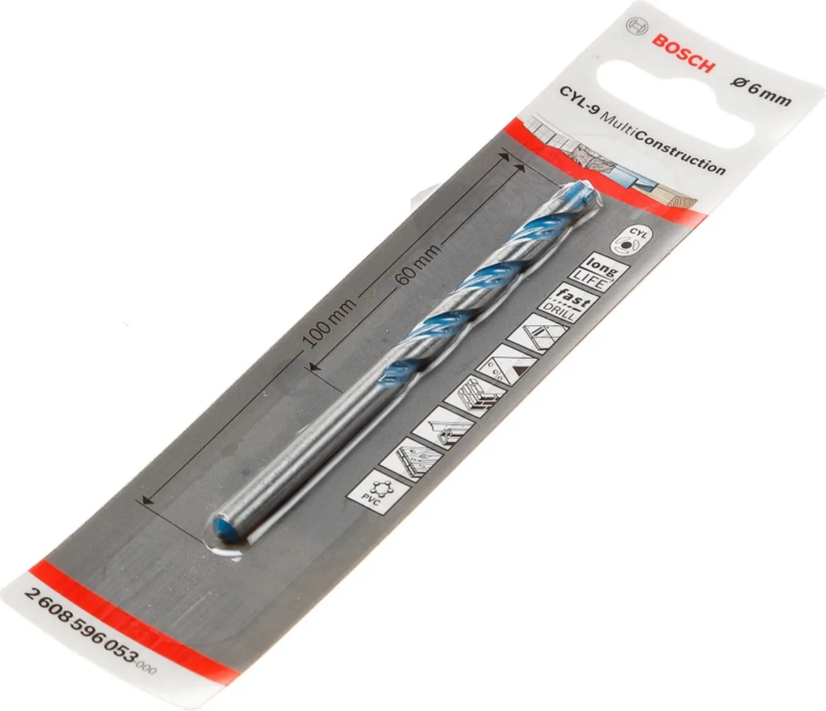 Bosch CYL-9 Multi Construction Boor 6mm
