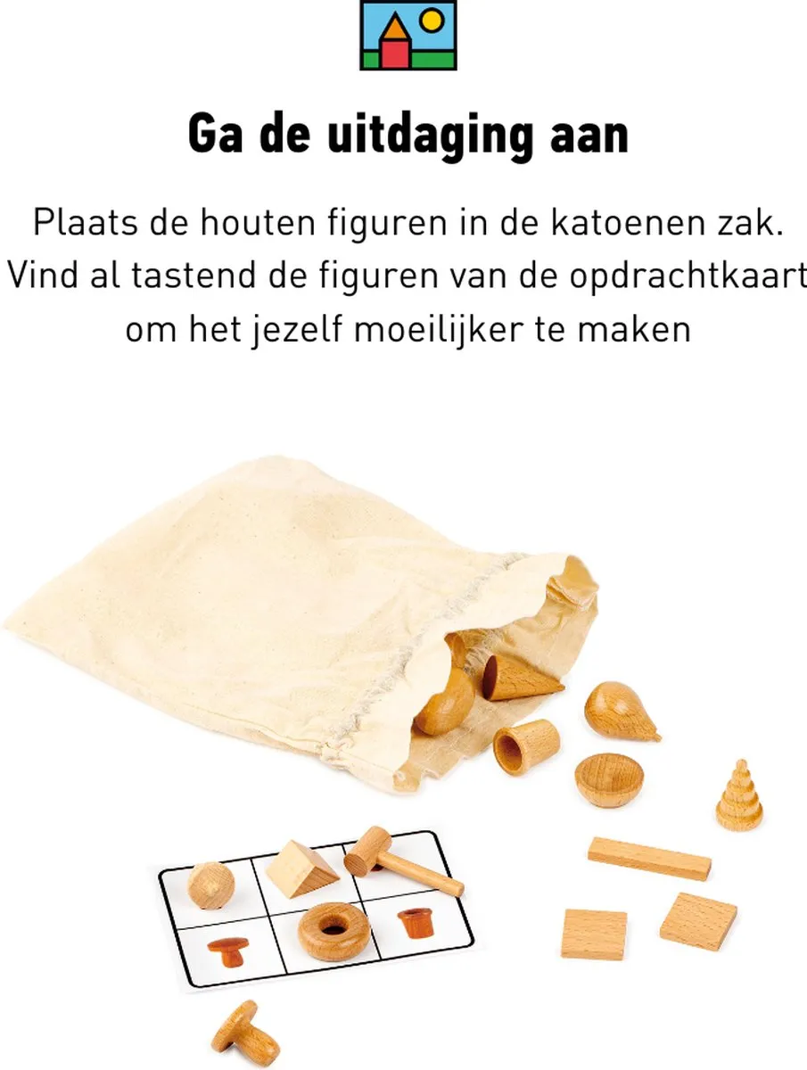 Toys for Life Vormen Bingo - Educatief Houten Speelgoed 4+