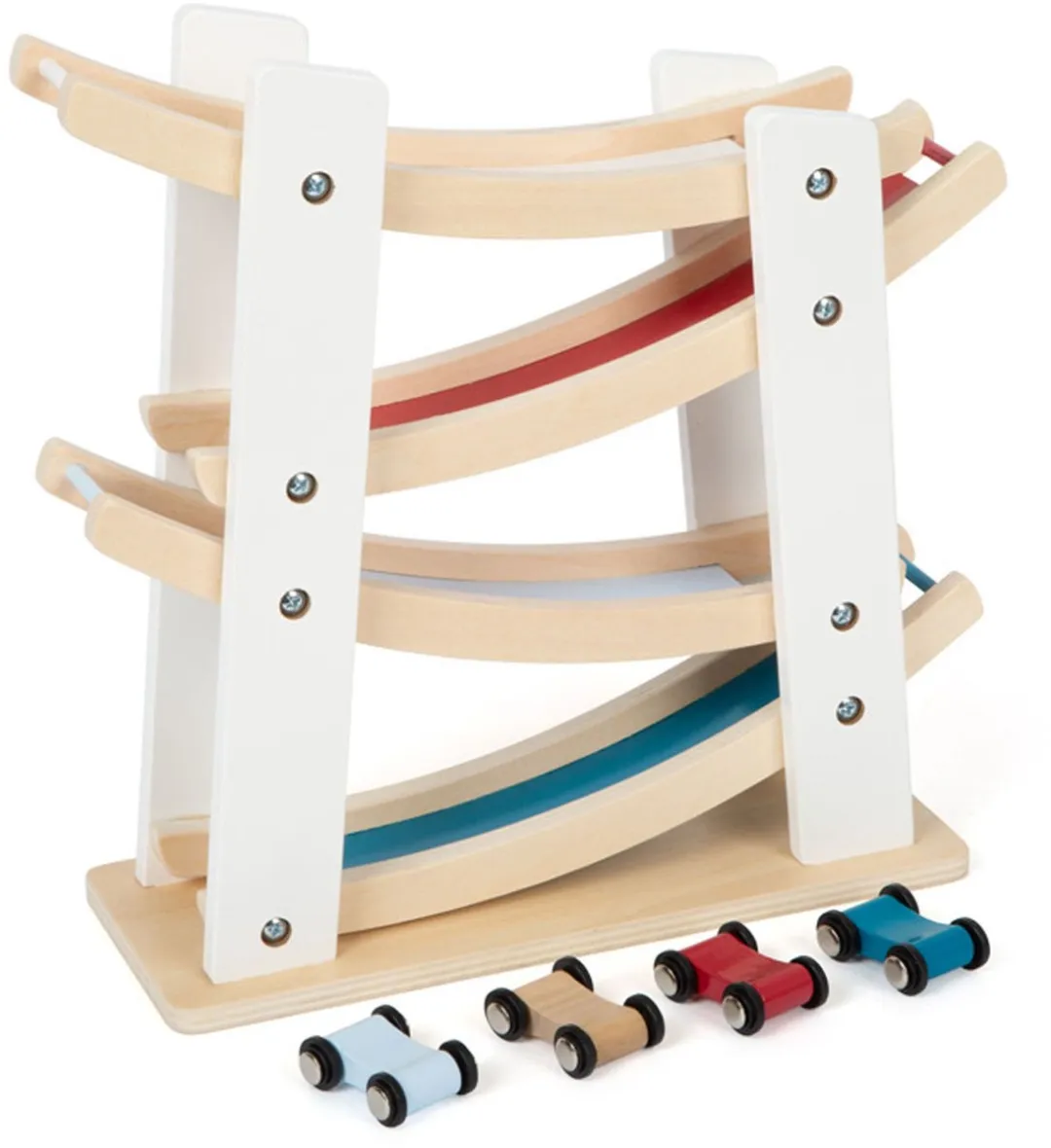 Small Foot Houten Autobaan 11873 - 4 Auto's - afbeelding 6 van 6