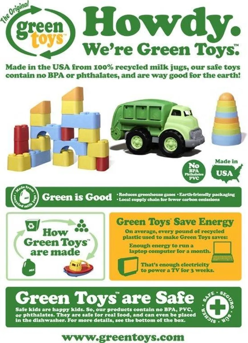 Green Toys Speelgoed Helikopter HELG-1061 - Groen