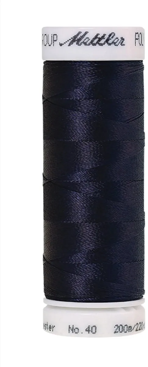Amann Mettler Polysheen Borduurgaren 3355 - Blauw - 200m
