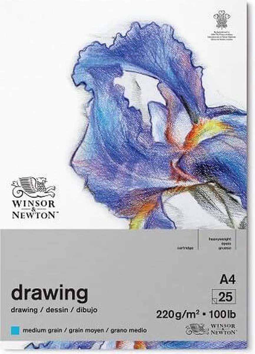 Winsor & Newton Tekenblok Medium Korrel A4