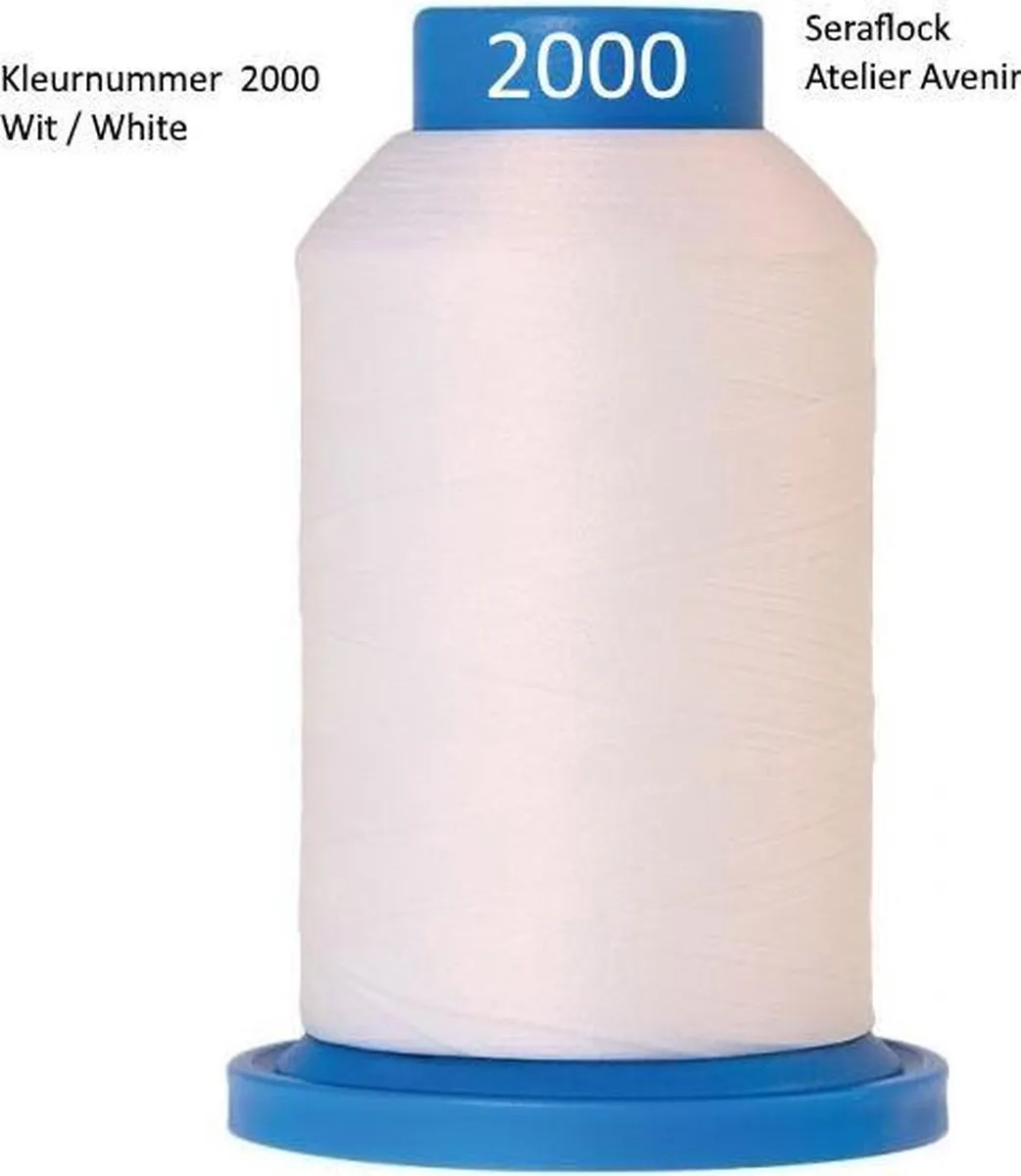 Amann Mettler Seraflock 1000mt Lockgaren 2000-Wit