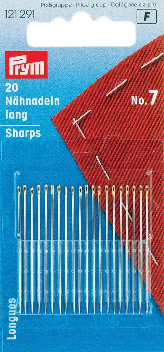 Prym Naainaalden No. 7 - 0,70 x 38mm - 20 Stuks