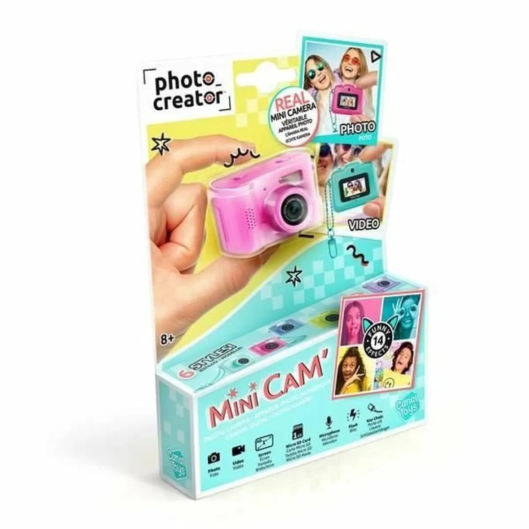 Canal Toys Mini Cam' Digitale Camera CLK 06 - Blauw/Roz