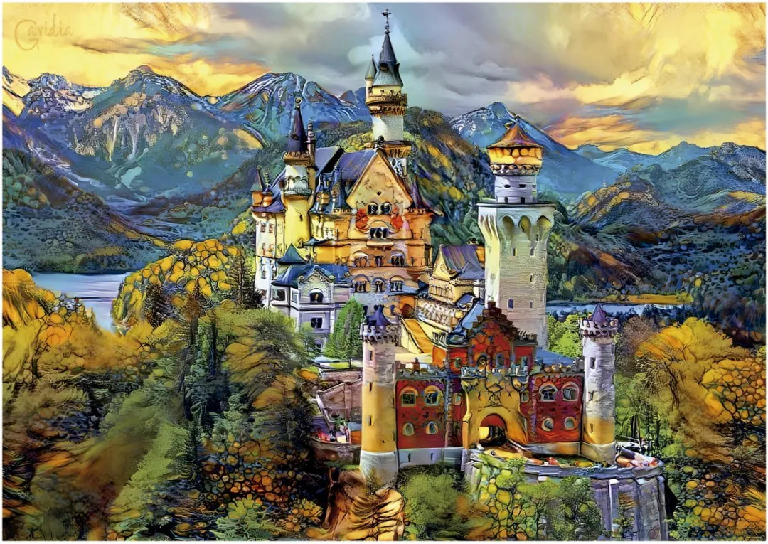 Educa Neuschwanstein Castle Puzzel 1000 Stuks