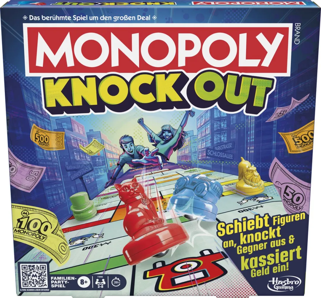 Hasbro Gaming Monopoly Knockout 20 min Bordspel - F8995103 - afbeelding 2 van 6