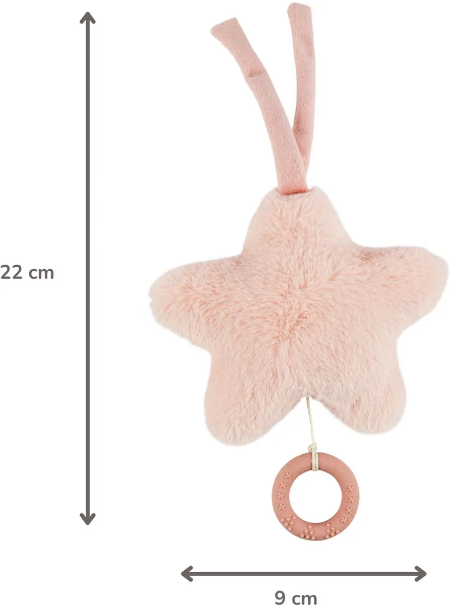 Nattou FanFan Muziekknuffel Ster 25cm - Roze