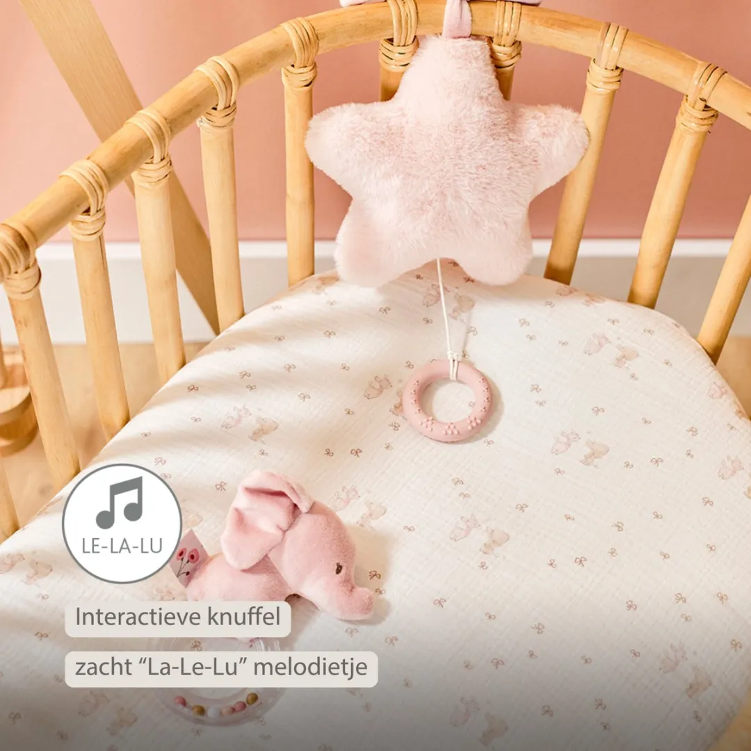 Nattou FanFan Muziekknuffel Ster 25cm - Roze