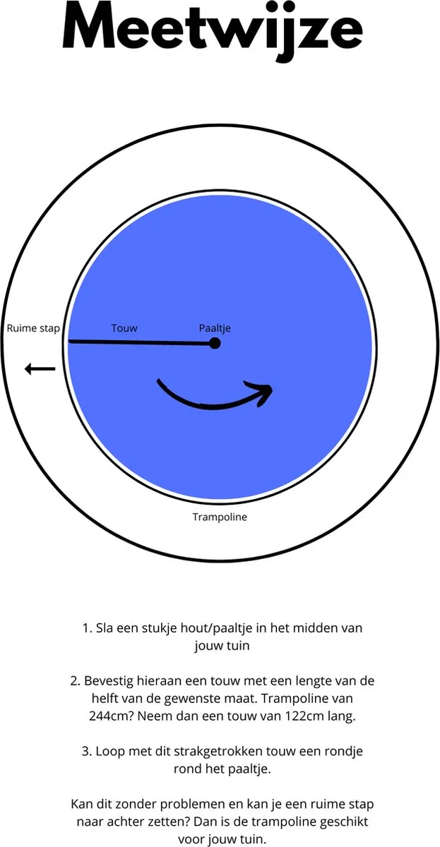 EXIT Silhouette Trampoline 183cm - Groen