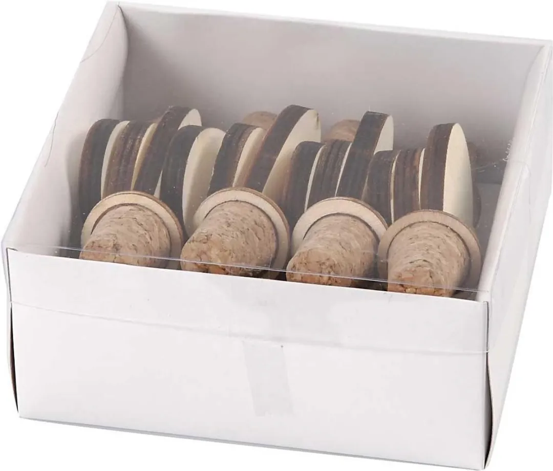 Creativ Company Flessenkurken - 12 Stuks Multicolor
