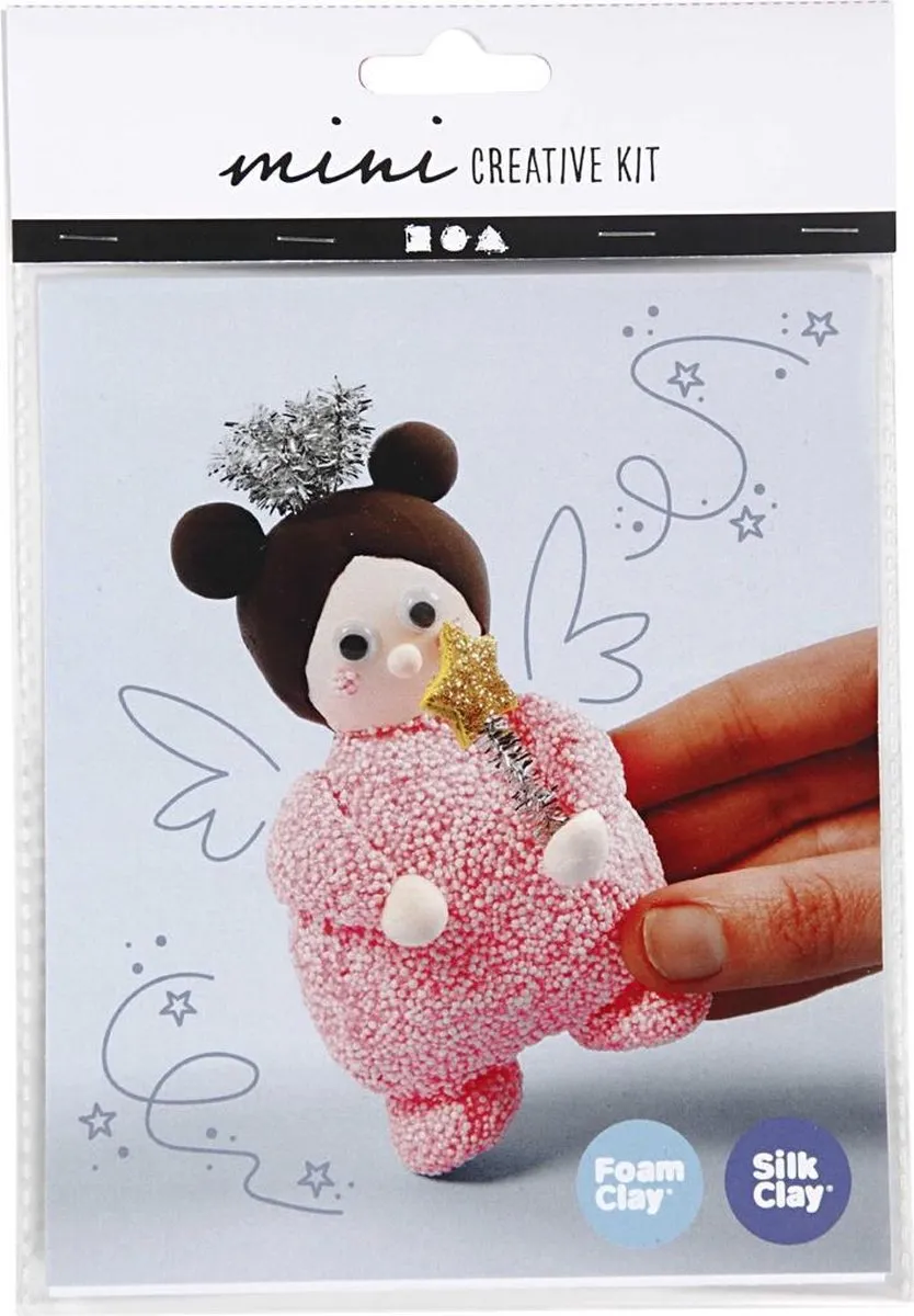 Creativ Company Mini Creative Kit Fee met Toverstaf - Roze