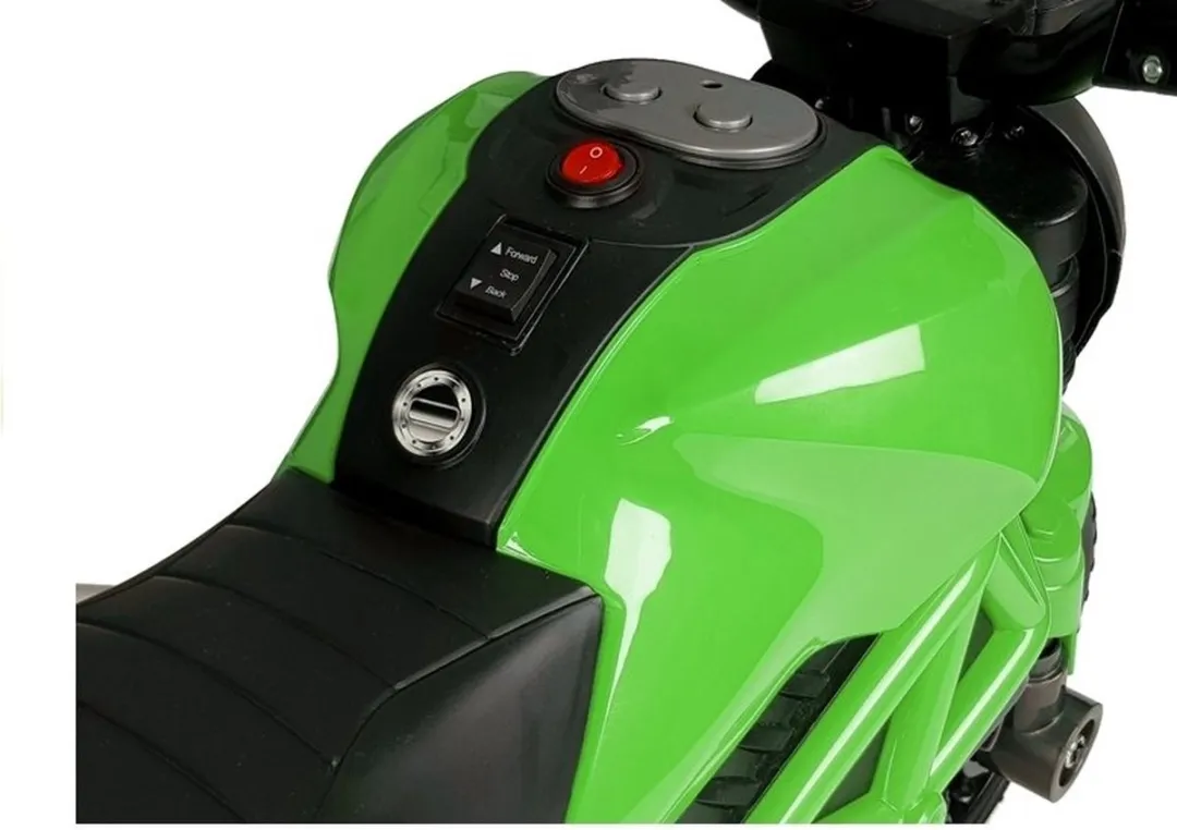 LEAN TOYS GTM1188 Elektrische Naked Bike - Kindermotor - Groen