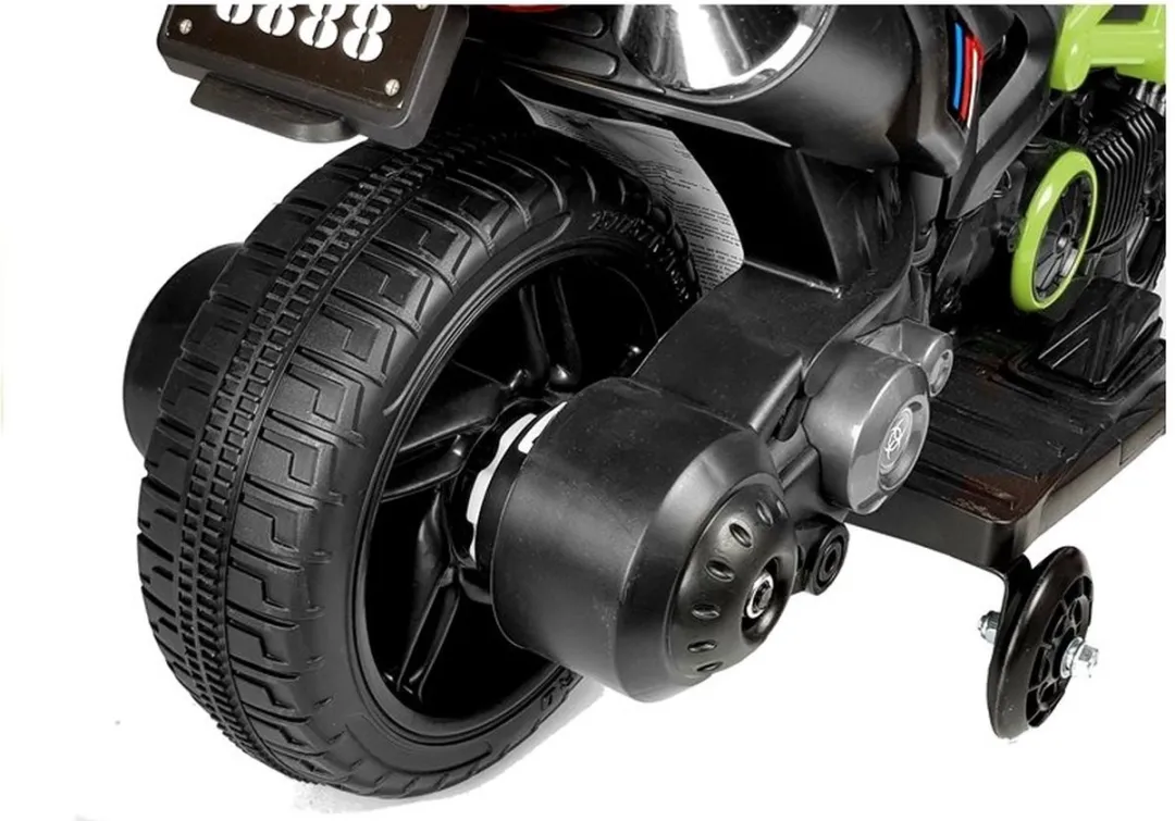 LEAN TOYS GTM1188 Elektrische Naked Bike - Kindermotor - Groen