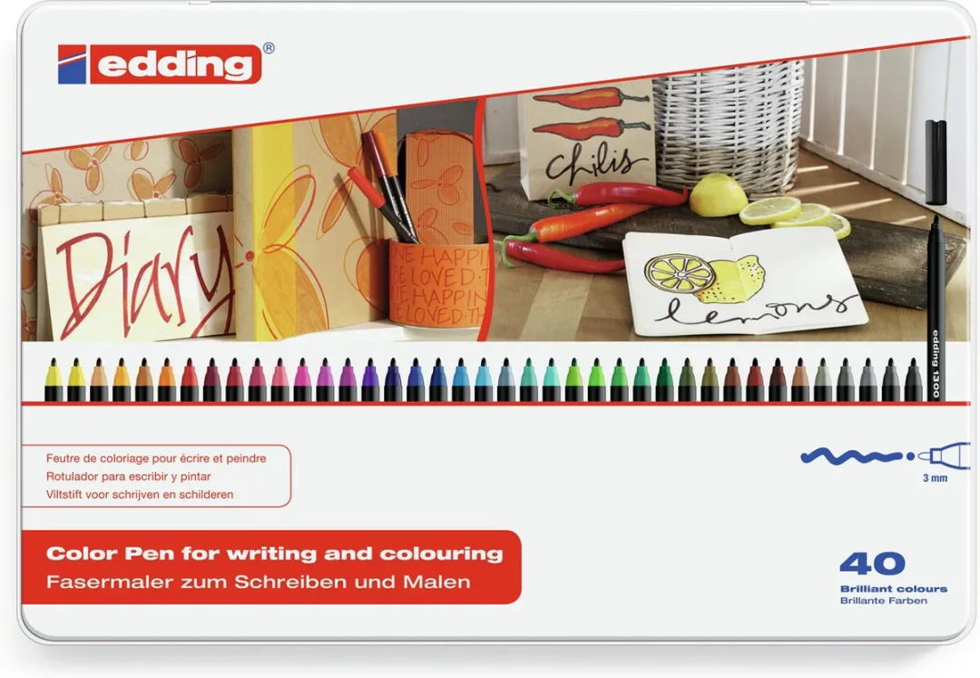edding 1300/40 Teken-/Viltstiften