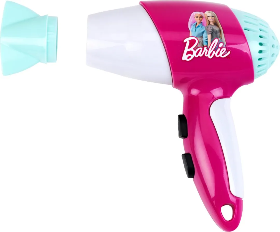 Klein Toys Barbie Kapsalon Roze - met haardroger en accessoires