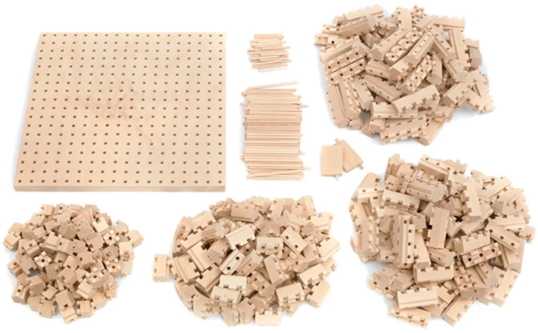 Eduplay Plug-in Bricks Bouwset 537 Stuks - Multicolor