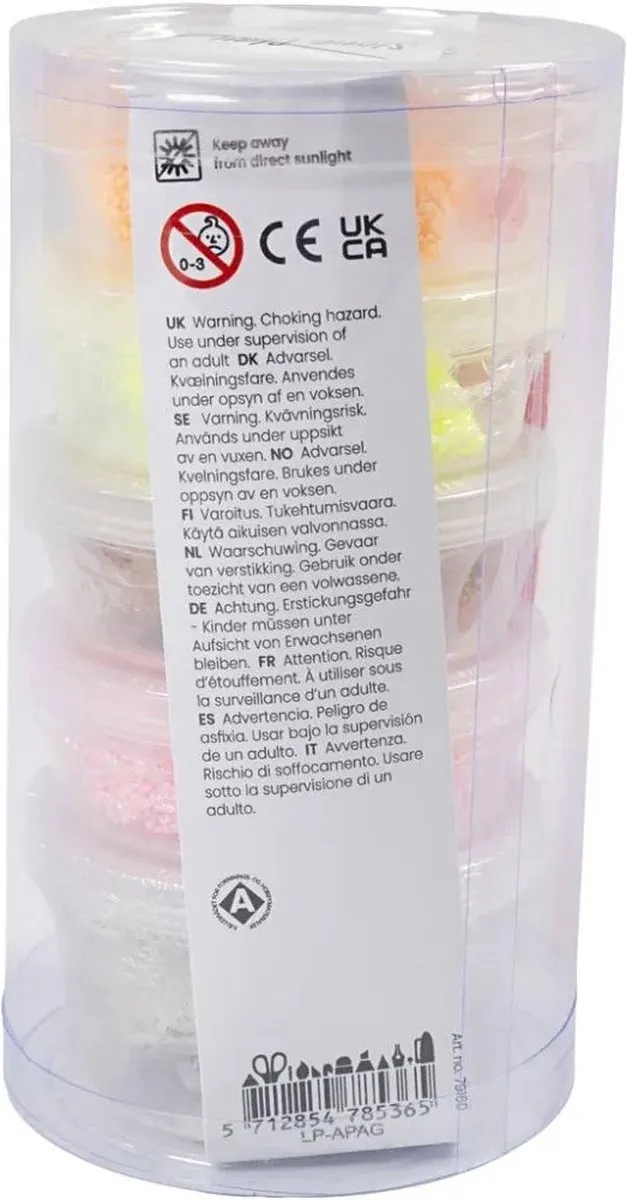 Creativ Company Stone Clay Mix - 5 Stuks - Rood/Oranje