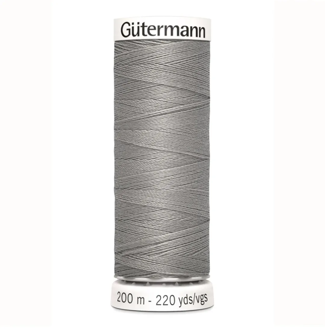 Gutermann Polyester Naaigaren 200m - Grijs