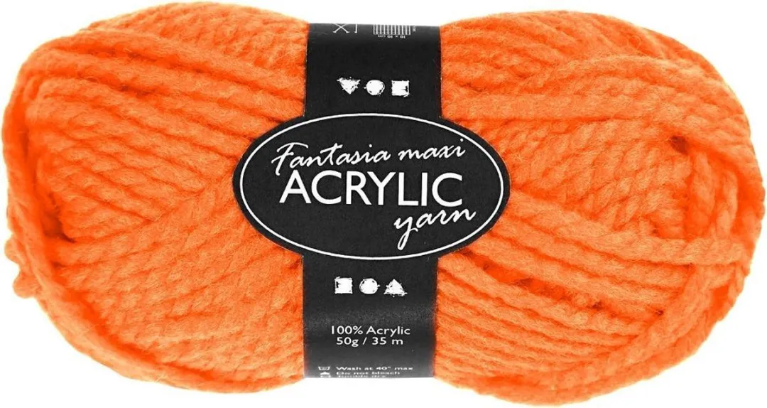 Creativ Company Maxi Acryl Garen 35m - Oranje