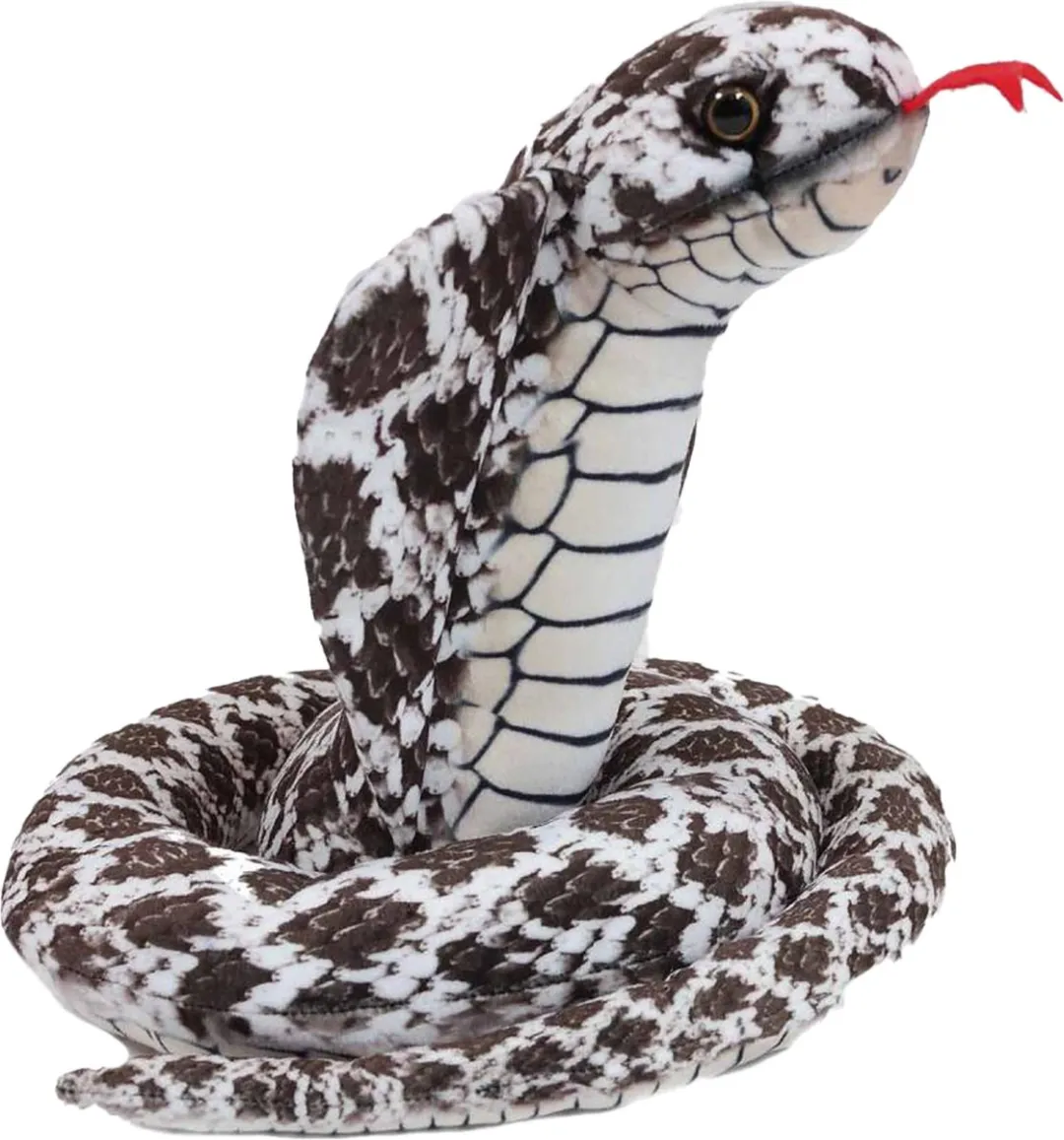 PIA Soft Toys Knuffel Cobra - Donkerbruin 120cm