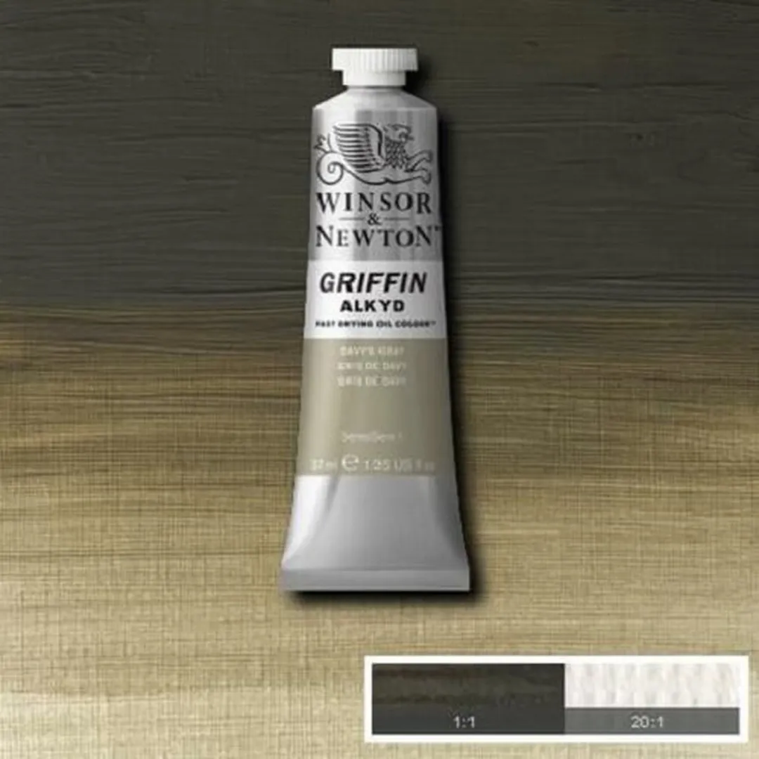 Winsor & Newton Griffin Alkyd Olieverf Davy's Grey 217 37ml