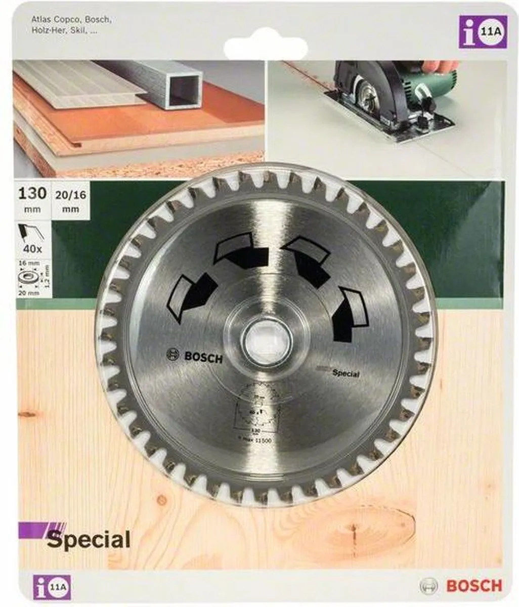 Bosch Special Cirkelzaagblad 130mm - 40 Tanden