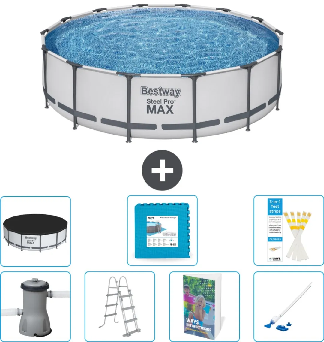 Bestway Steel Pro MAX Zwembad 427x107cm
